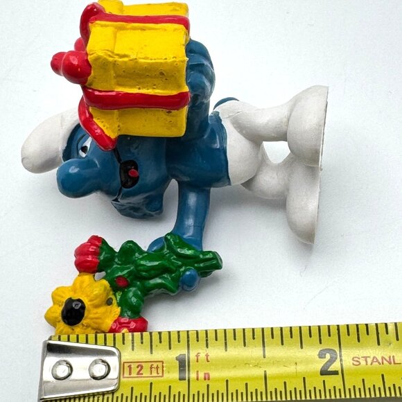 Smurf Figurine Lot of 3 Baseball Batter Gift Smurf Leprechaun Schleich Vtg - Picture 10 of 16